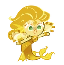 Golden citrine angry