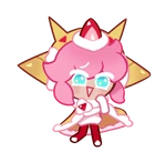 Strawberry crepe happy