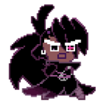Black raisin embarrassed pixel
