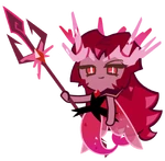 Crimson coral horseless happy sprite