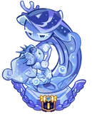 Statue of Sea Fairy Cookie and White Pearl Cookie (Elite 1)