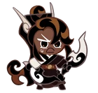 Caramel arrow embarrassed