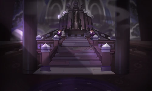 The awakening of white apathy cutscene throne room