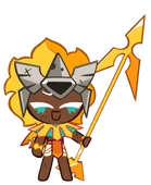 Golden cheese wingless happy