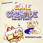 Madeleine Cookie's Cake Crusade Promotional Image with Carter (Art by Aeroon7)