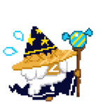 Wizard embarrassed pixel