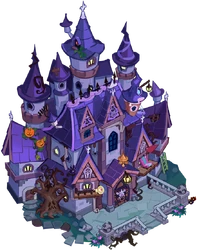 Familiar-looking abandoned castle