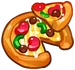 Craft jelly deluxe pizza