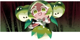 Apple Faerie Cookie about to reveal her true face