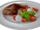 Chicken Leg with Caprese Salad