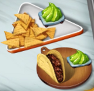 Dishes with level 3 Guacamole