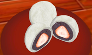 Strawberry Daifuku as it appears in Cooking Mama: Sweet Shop