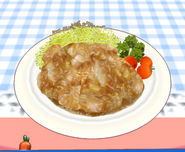 Ginger Meat Sauté as it appears in Cooking Mama: World Kitchen