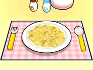 Scrambled Eggs as it appears in Cooking Mama: Cook Off