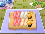 Sushi as it appears in Cooking Mama 3