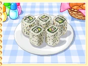 California Roll as it appears in Cooking Mama 2: Dinner with Friends