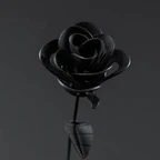 Metallic Black Rose