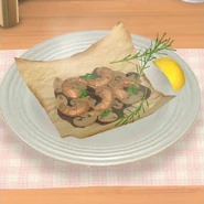 Shrimp and Mushrooms en Papillote (CS)