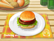 Hamburger as it appears in Cooking Mama 3