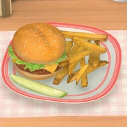 Hamburger & Fries (CS)