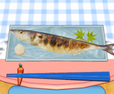 Broiled Pacific Saury