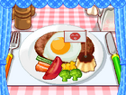 Hamburger with Egg