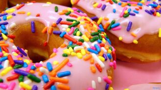 Doughnuts with sprinkles