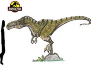 Jurassic Park Alioramus by hellraptor