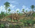 Gigantspinosaurus e shunosaurus