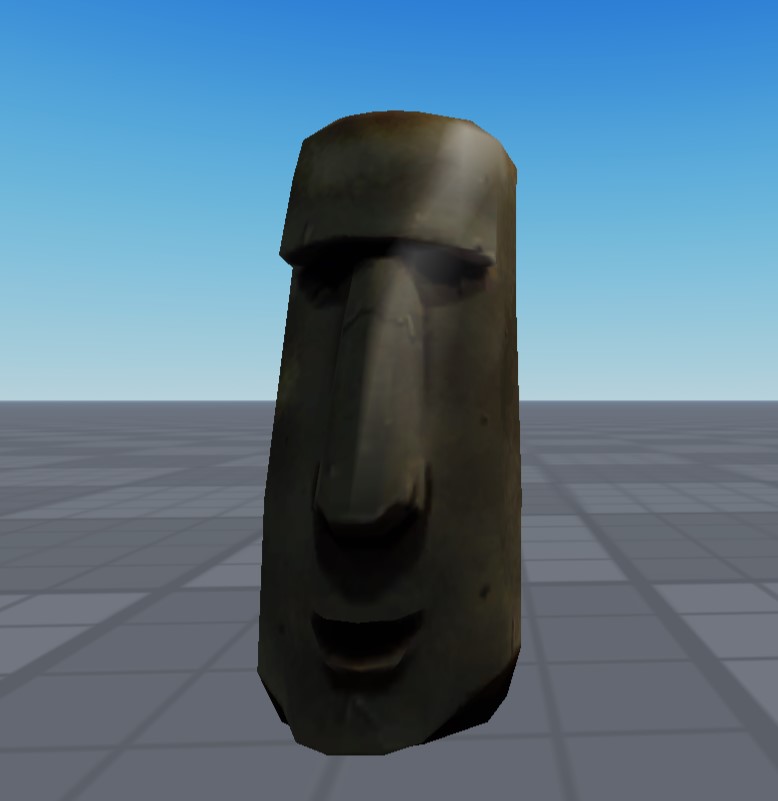 Big Sad Noob Face (3D) - Roblox