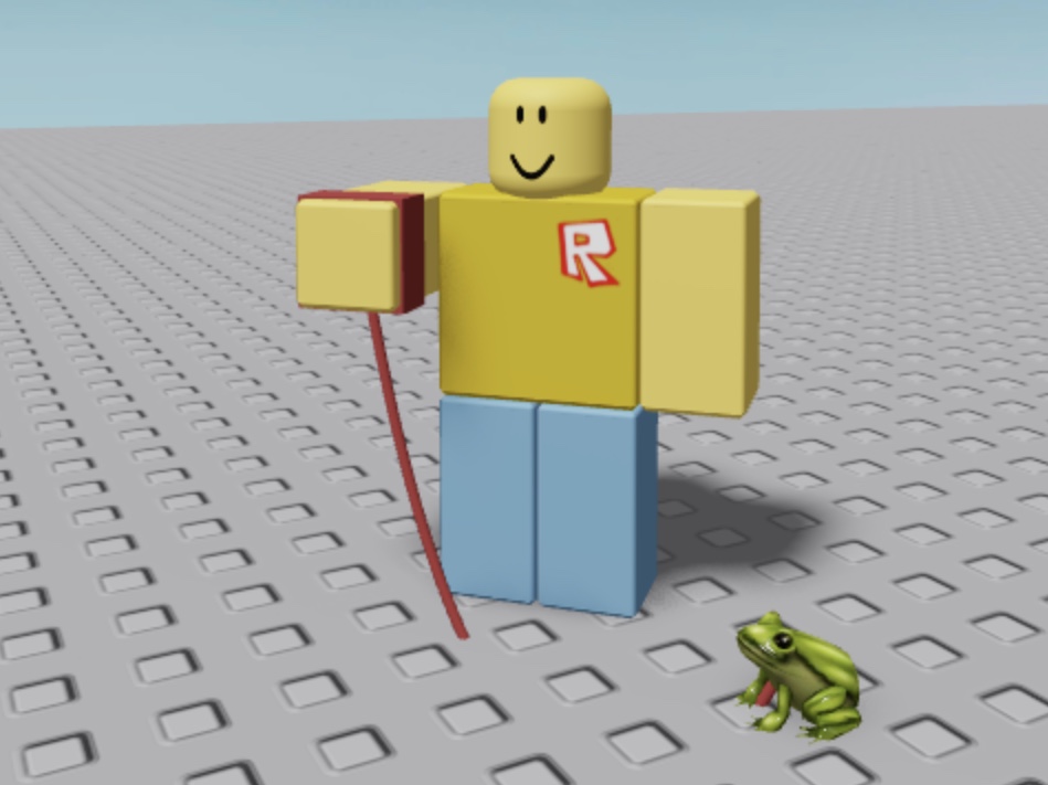 Golden Frog Meme Head - Roblox