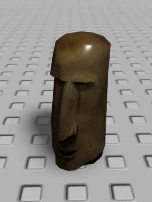 Making Moai Emoji As A Roblox Avatar 🗿