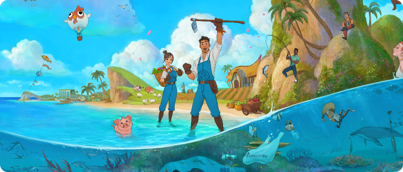 Coral Island — reimagining the farm sim game by Stairway Games — Kickstarter