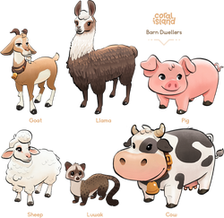 Farm animals | Coral Island Wiki | Fandom