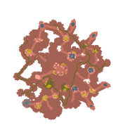 Example map view of the Larva Hive the Hive Mother is found in.