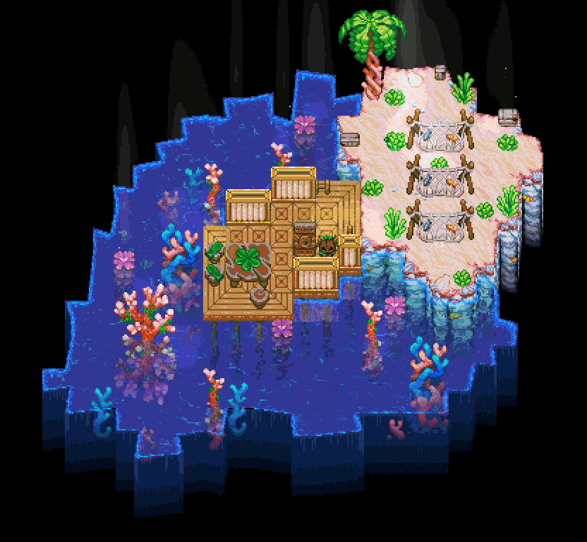 Sea Camp Island (style 3) | Core Keeper Wiki | Fandom