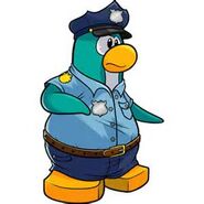 A Police Officer Penguin.