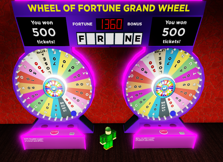 Wheel of Fortune Grand Wheel | Cornerstone Arcade Roblox Wiki | Fandom