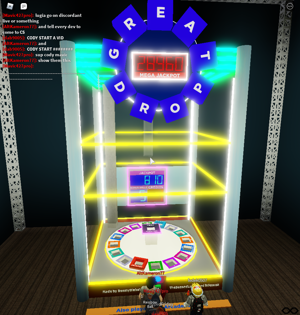 Tiny Games, Cornerstone Arcade Roblox Wiki