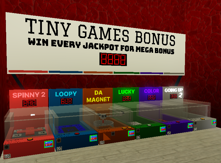 Tiny Games, Cornerstone Arcade Roblox Wiki