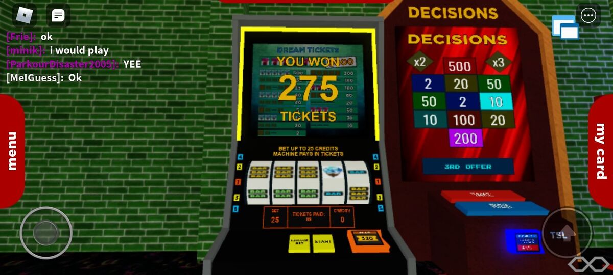 Dream Tickets | Cornerstone Arcade Roblox Wiki | Fandom