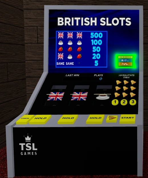 British Slots Cornerstone Arcade Roblox Wiki Fandom