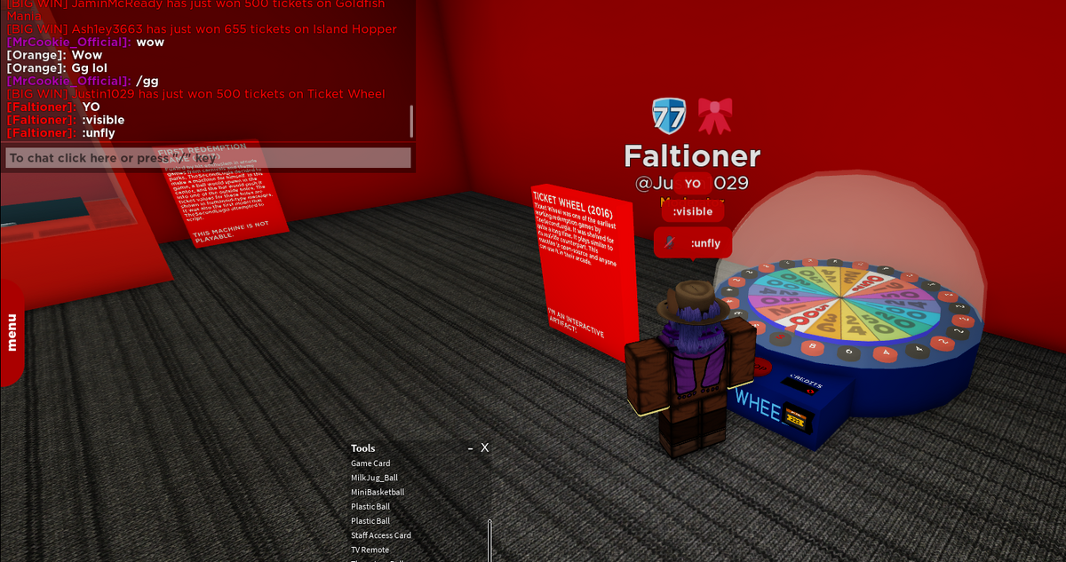 Ticket Wheel Cornerstone Arcade Roblox Wiki Fandom