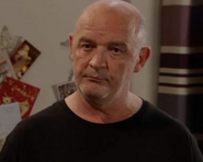 Phelan breaks the 4th wall. He looks at the camera.