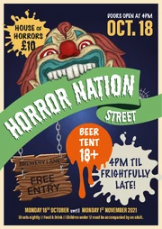 Poster for Horror Nation Street