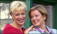 Denise Welch and Gabrielle Glaister