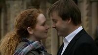 : John gets released from prison and gets to be with 