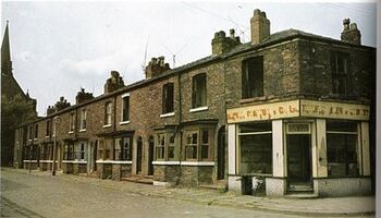 Archie Street prior to demolition