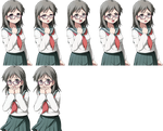 Emi's character portraits sheet