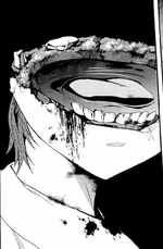 Tokiko with severed jaw